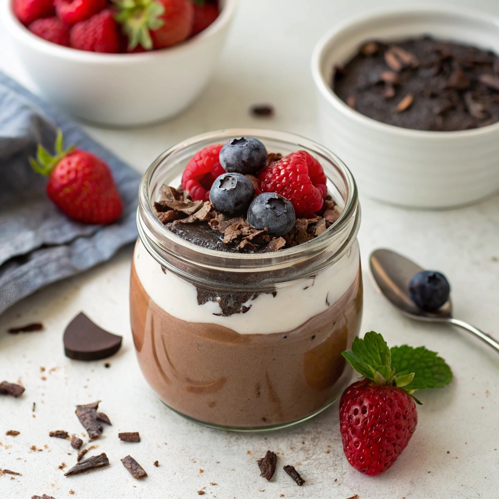 Greek Food Recipes Easy Desserts – The Best 9 Traditional & Quick Sweets 3 Greek yogurt chocolate pudding easy dessert