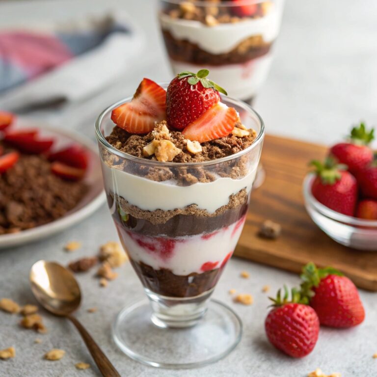 Greek Yogurt Chocolate “Pudding” Recipe: A Guilt-Free Indulgence 6 Greek yogurt chocolate parfait dessert