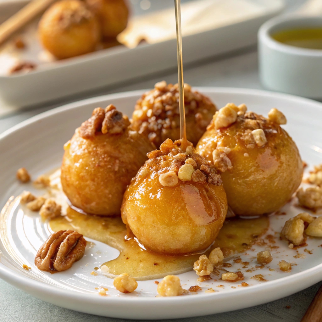 Greek Food Recipes Easy Desserts – The Best 9 Traditional & Quick Sweets 2 Easy loukoumades Greek dessert recipe