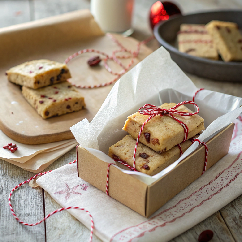 Cookie Dough Bark That Wraps You in Comfort 9 Cookie dough bark wrapped in parchment for gifting