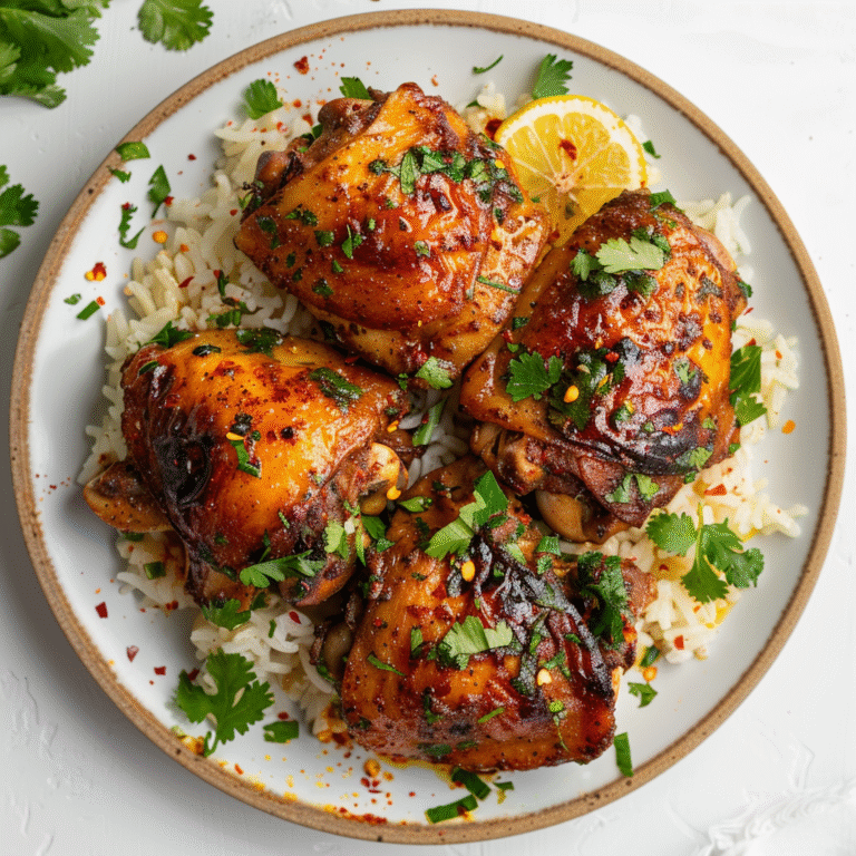 Moroccan-Spiced Chicken Thighs Recipe