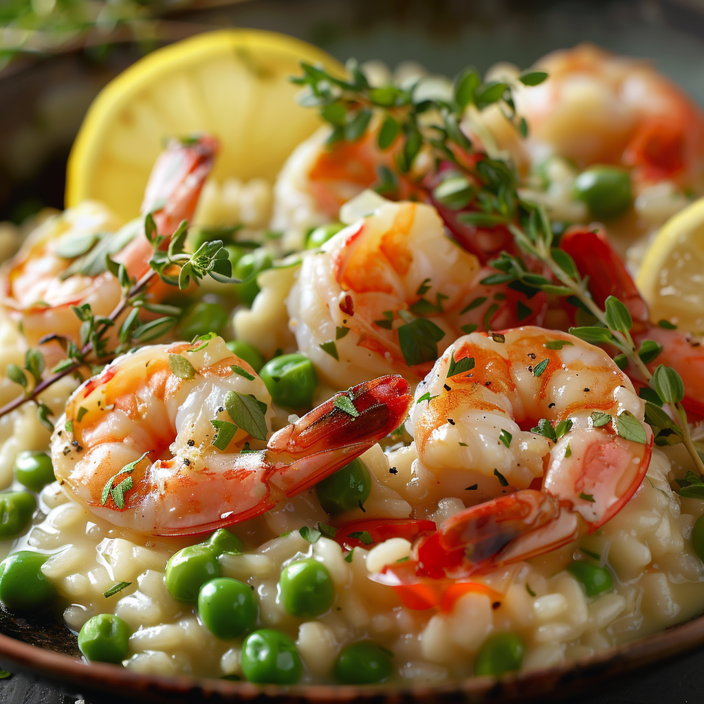 lemon shrimp risotto