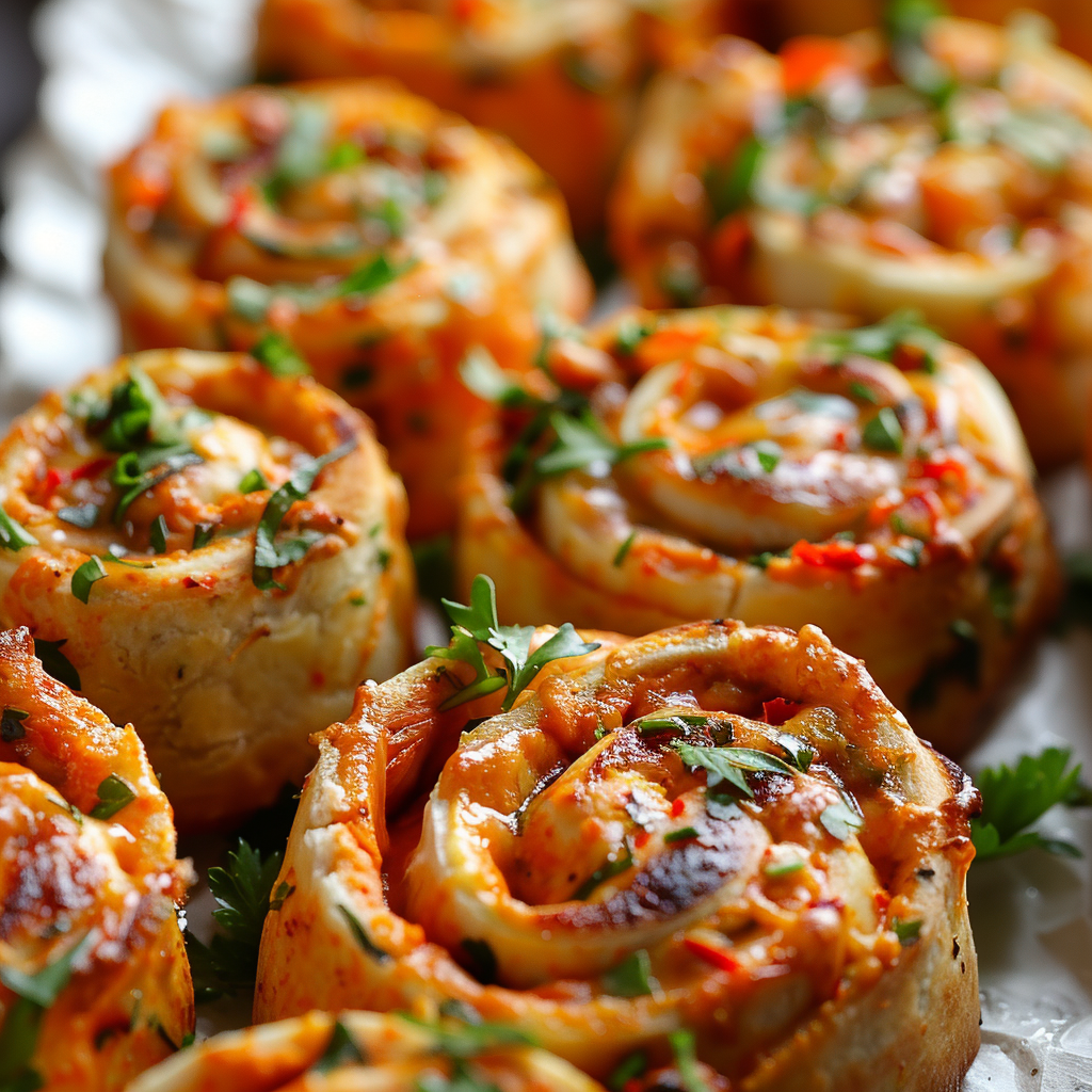 Buffalo Chicken Pinwheels Recipe