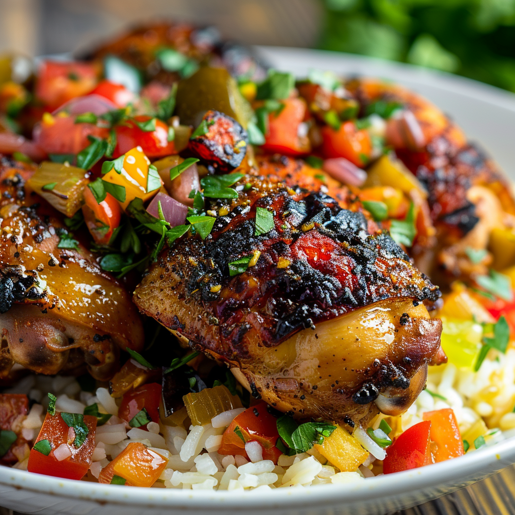 Moroccan-Spiced Chicken Thighs Recipe