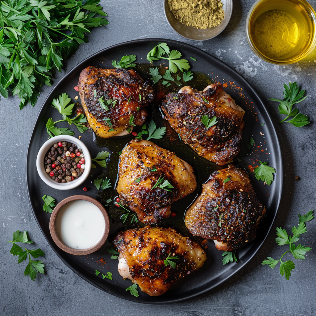 Moroccan-Spiced Chicken Thighs Recipe