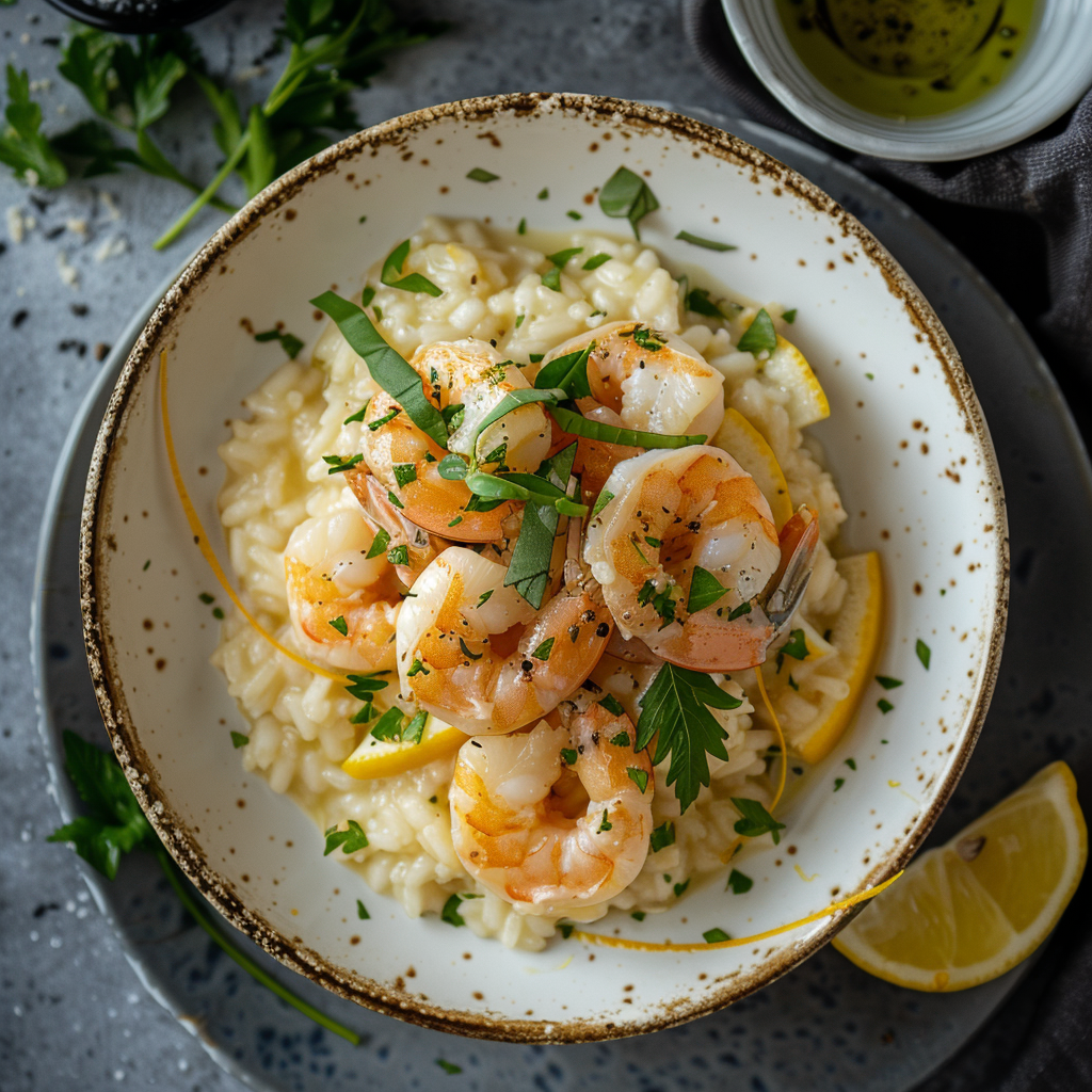 Lemon Shrimp Risotto: A Zesty, Creamy Delight for Your Kitchen 6 lemon shrimp risotto