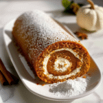 Hero image of Delicious Classic Pumpkin Roll – The Ultimate Fall Dessert!, a finished Pumpkin Roll served fresh and appetizing.